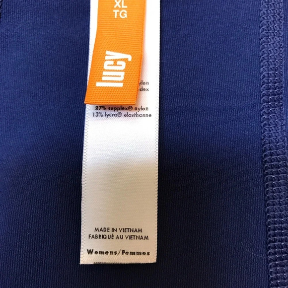 Lucy Navy Blue Perfect Pose Wrap XL EUC - Picture 2 of 2